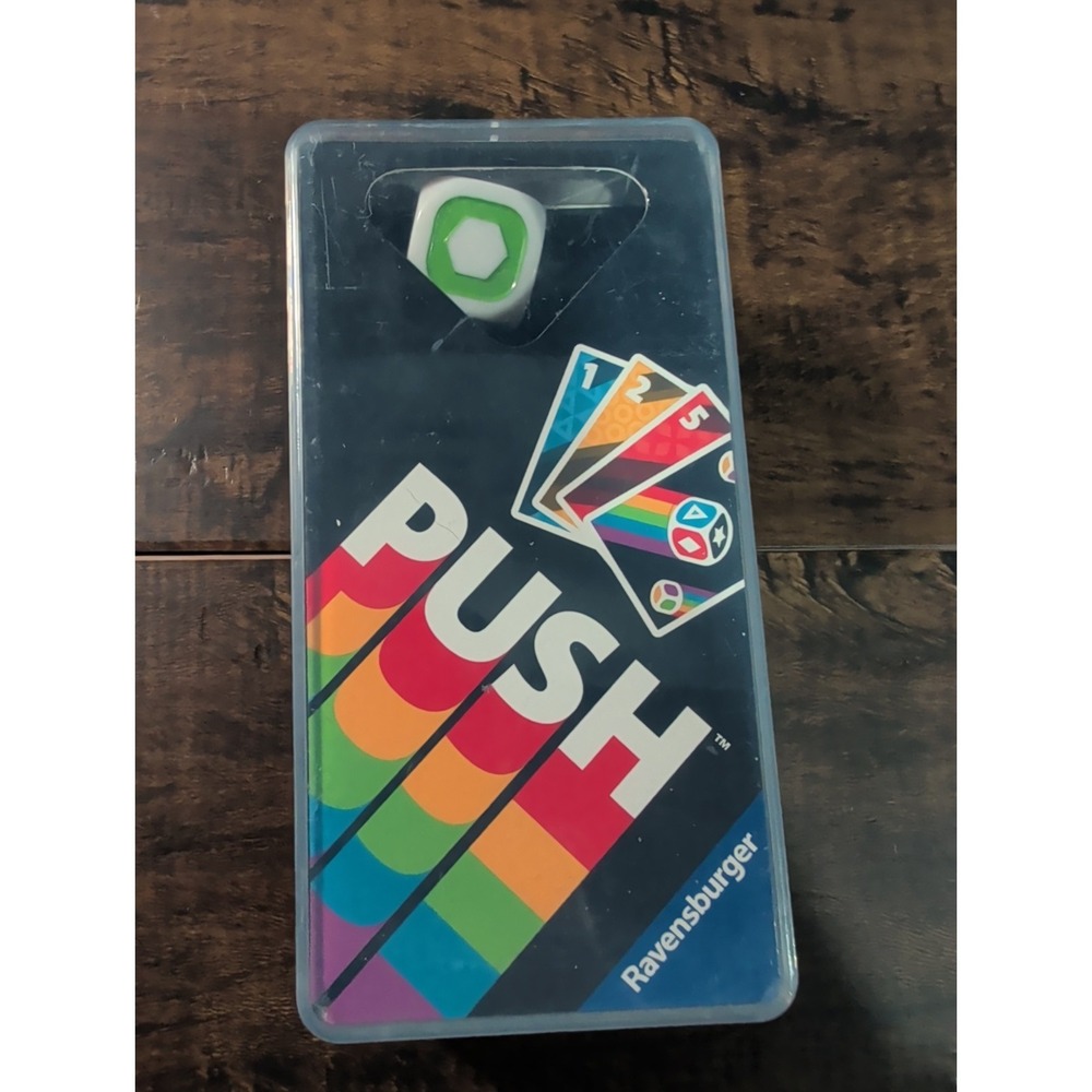 Ravensburger PUSH Card Game Push Your Luck Strategy Family Fun Ages 8+ 2-6